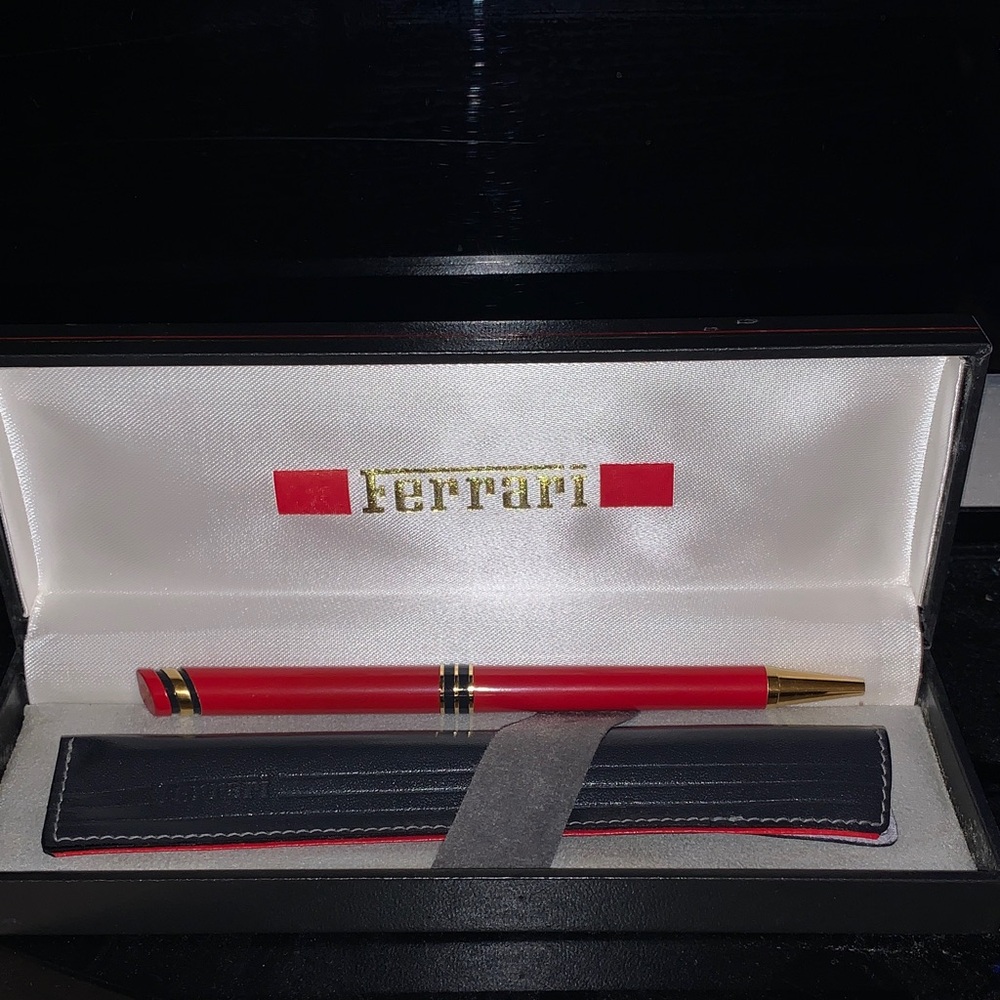Ferrari Red and Gold Luxury Pen
